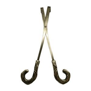 Vintage PartyLite Pewter Candle Wick Trimmer Ornate Curled Handle Scissors